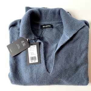 Naadam Polo neck Cashmere Sweater size Medium. New with tags
